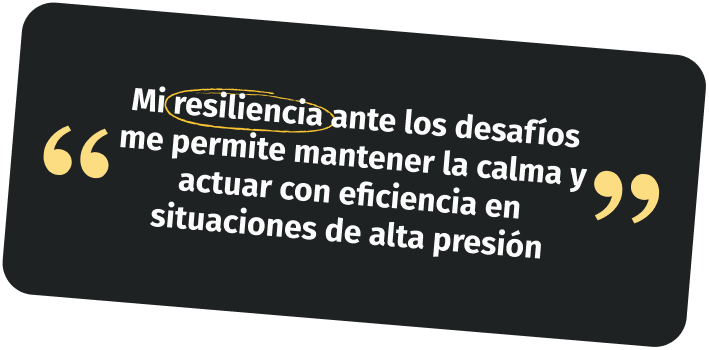 imagen con texto alusivo a resiliencia